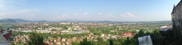 замок Паланок   панорама Мукачево