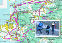 GPS треки велопоходов