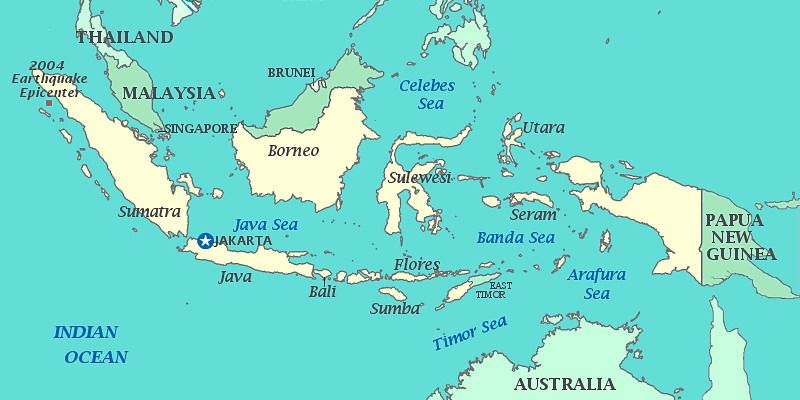 Де знаходиться Балі на карті світу