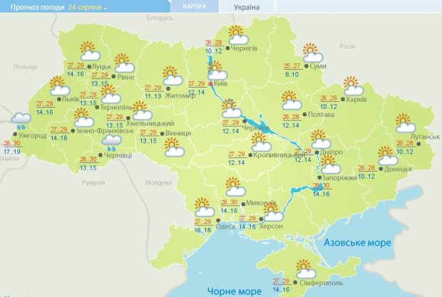 Печеня буде в Запорізькій і Миколаївській областях - до +30