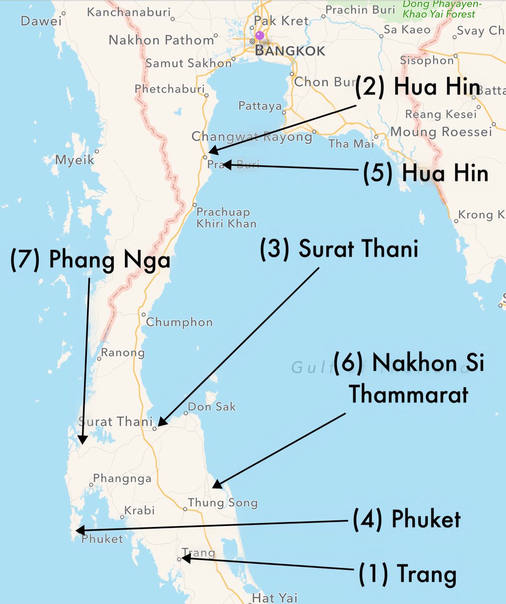 Де сталися вибухи в Таїланді 11-12 серпня 2016