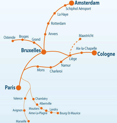 Придбати квитки на такі поїзди можна на   офіційному сайті Thalys